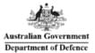 Logo of the Australian Government Department of Defence featuring coat of arms with kangaroo and emu.